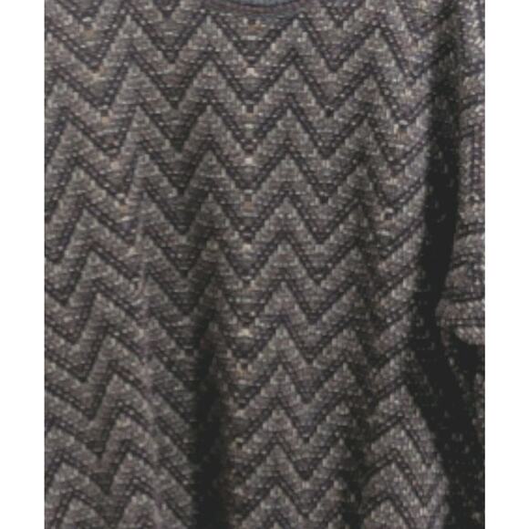 Brandini Wool Sweater Mens XL Brown Black Lightweight Knit Crew Cosby Italy - Picture 4 of 9